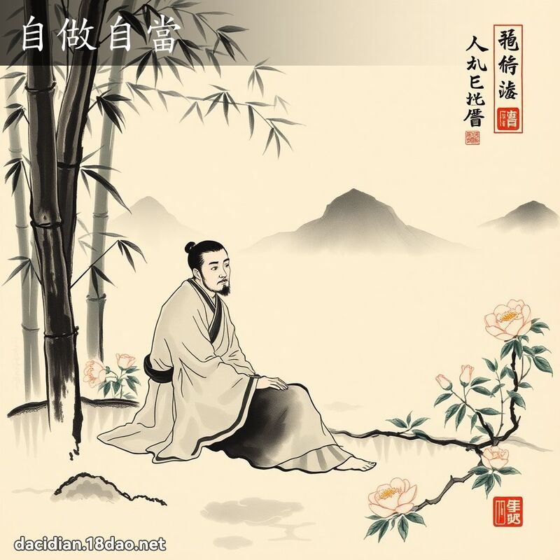 自做自当 配图