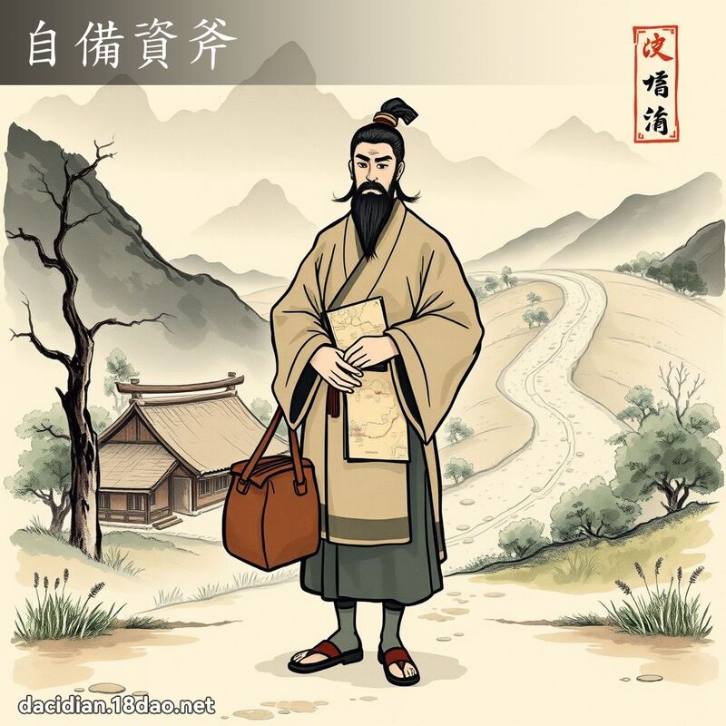 自备资斧 配图
