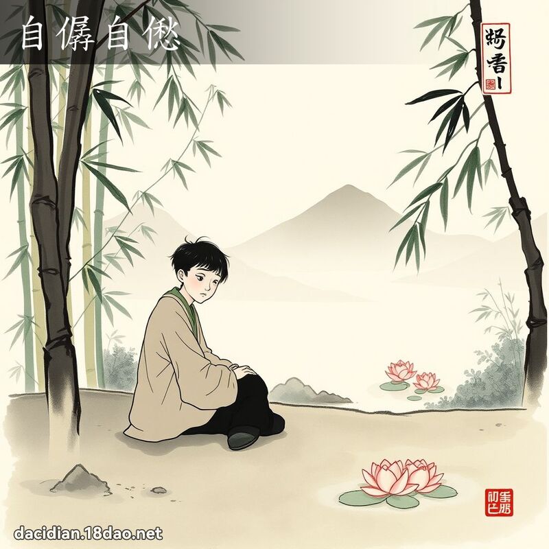 自僝自僽 配图