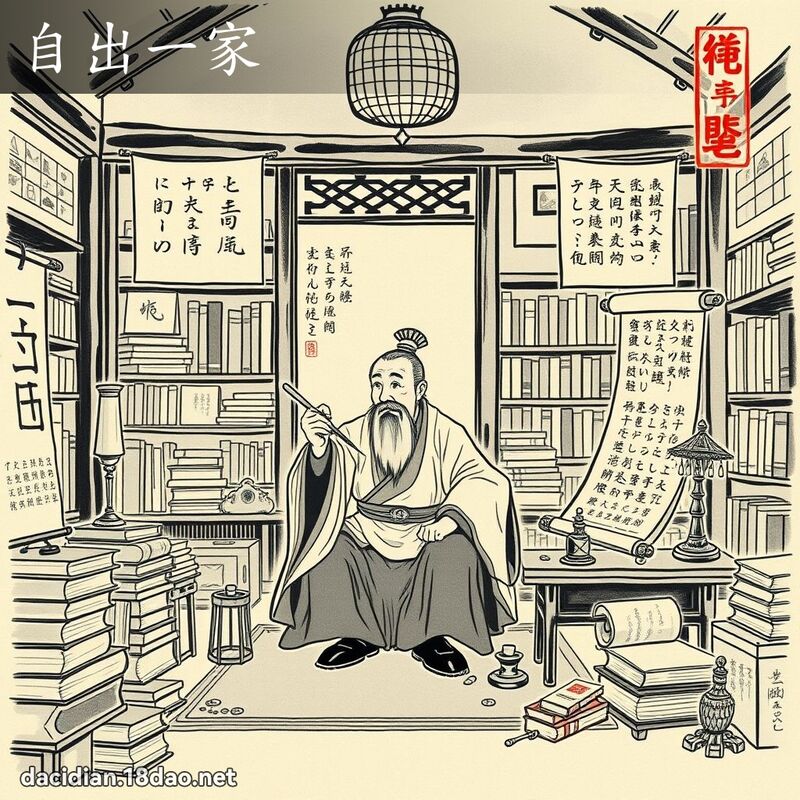 自出一家 配图