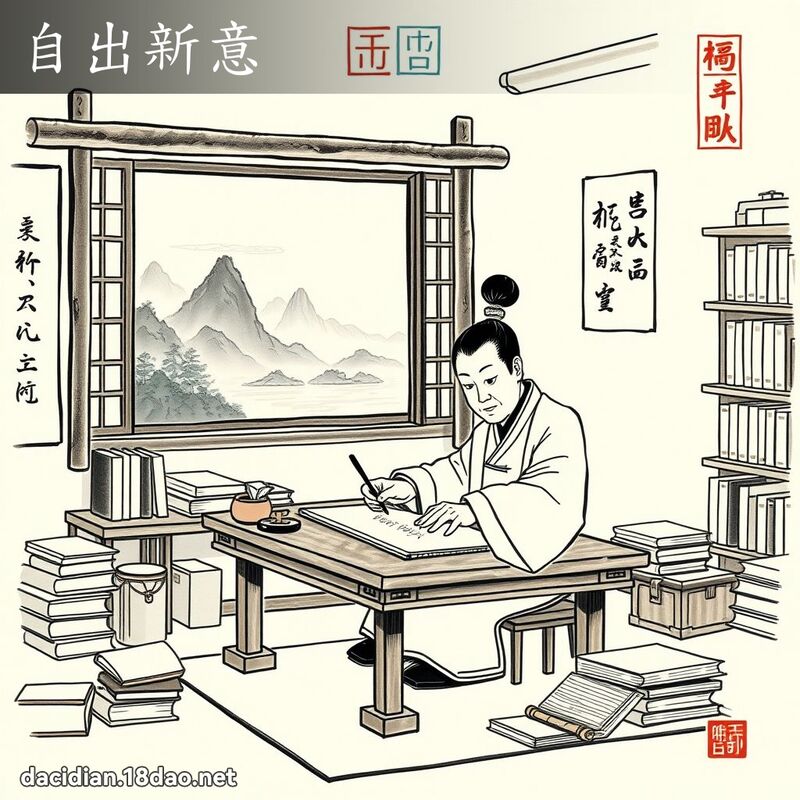 自出新意 配图