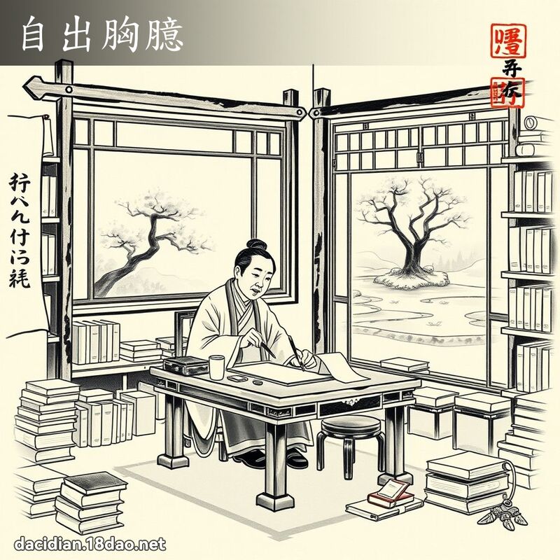自出胸臆 配图