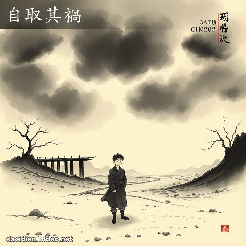 自取其祸 配图