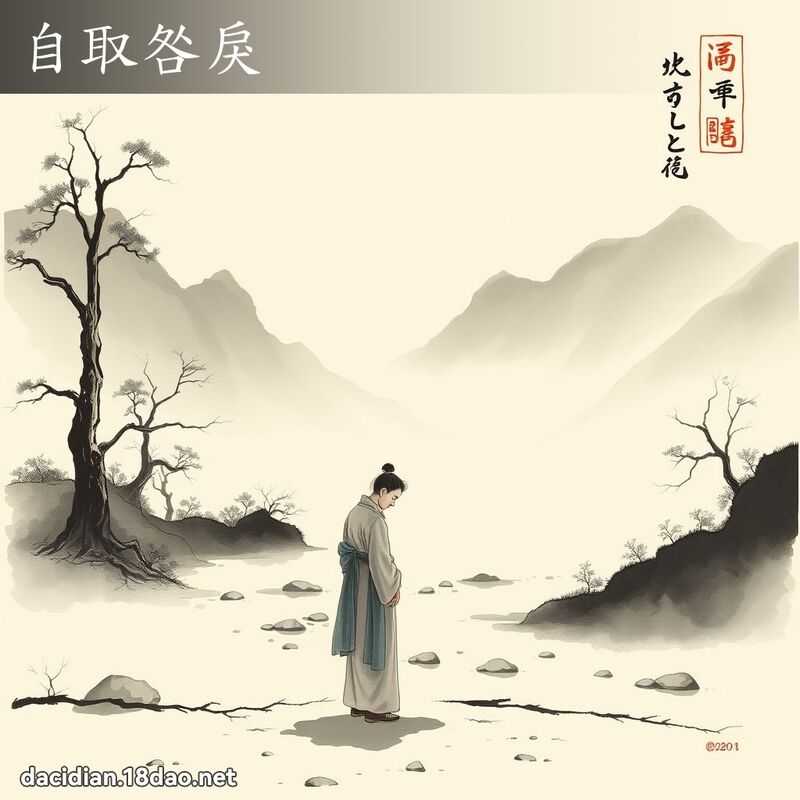 自取咎戾 配图