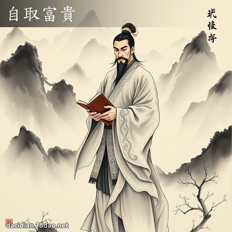 自取富贵 配图