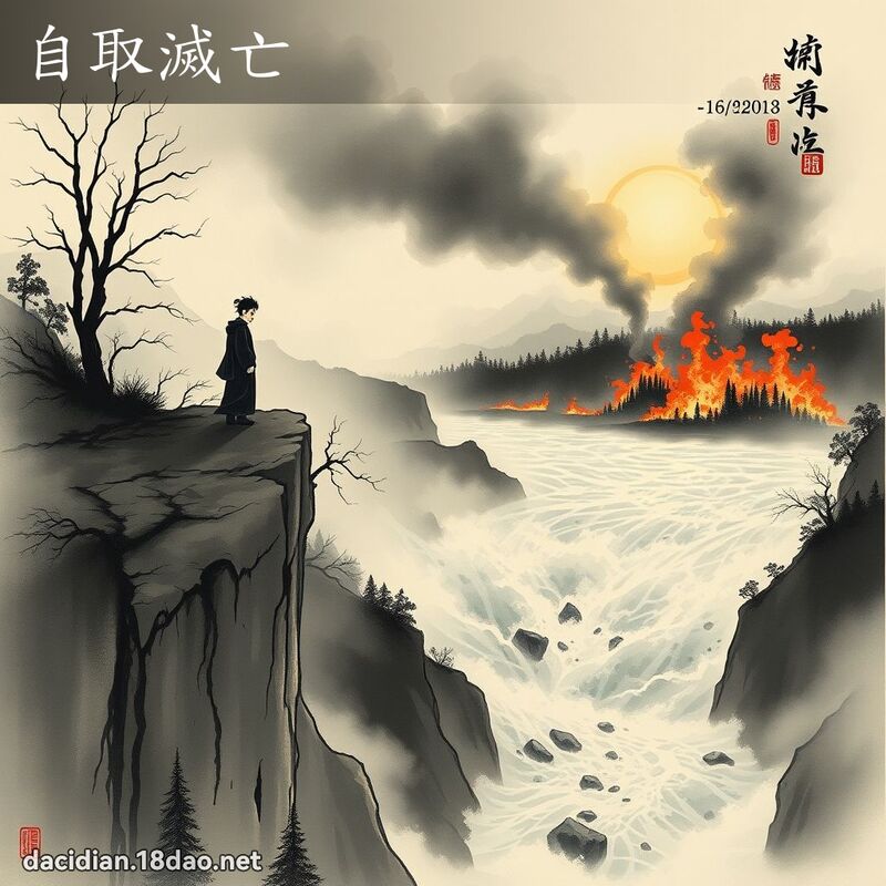 自取灭亡 配图