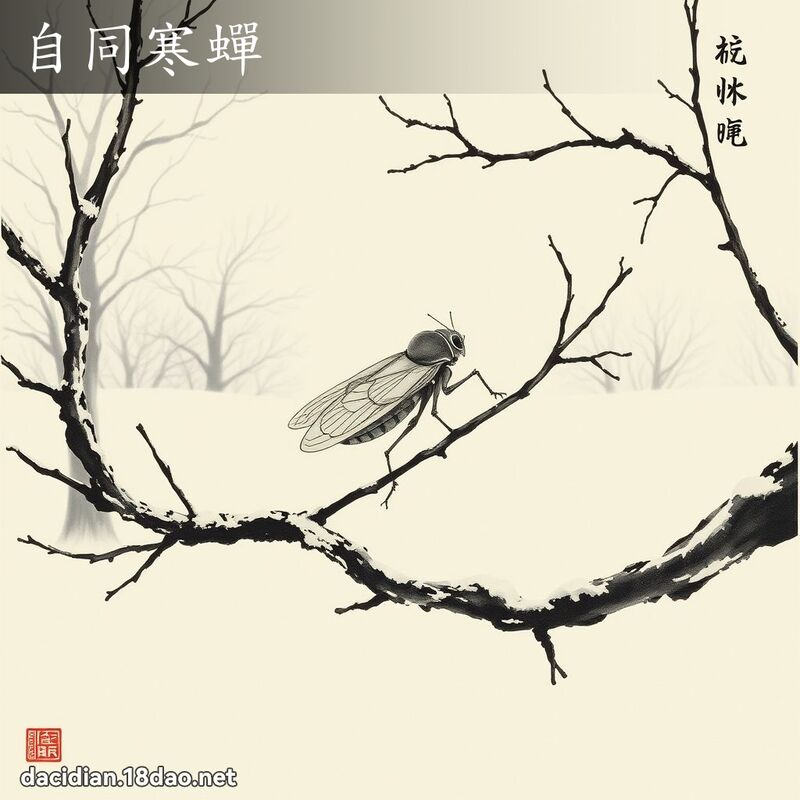 自同寒蝉 配图