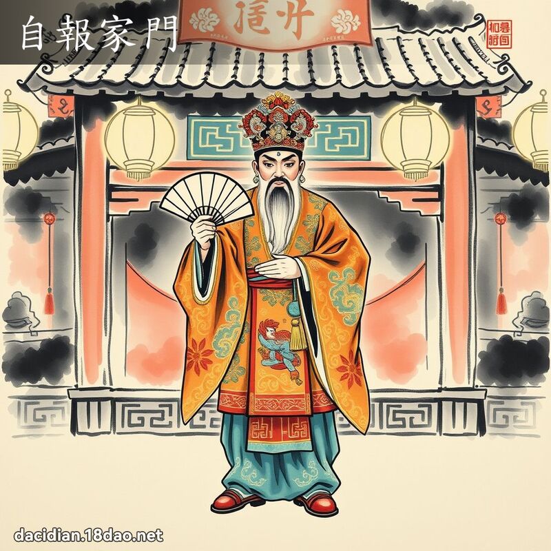 自报家门 配图