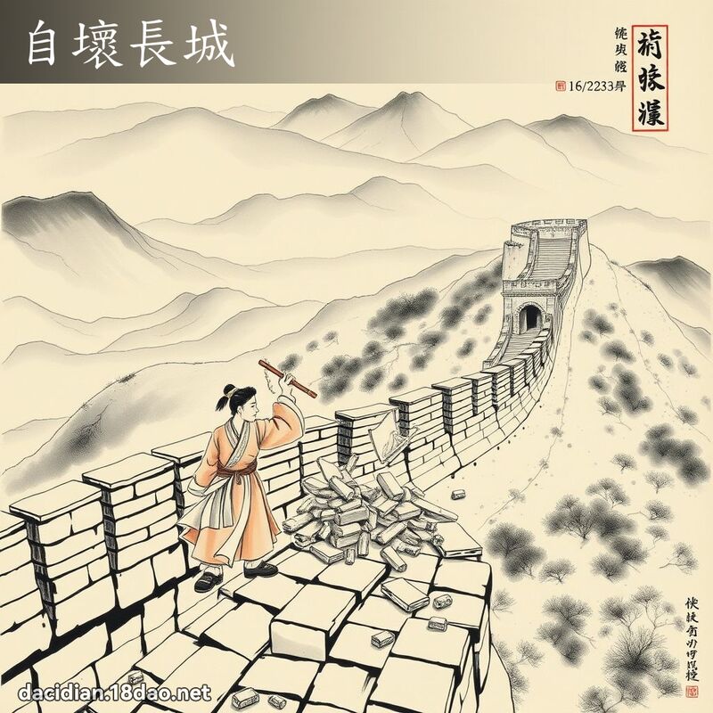 自坏长城 配图