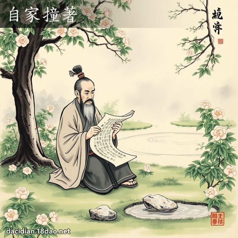 自家撞著 配图