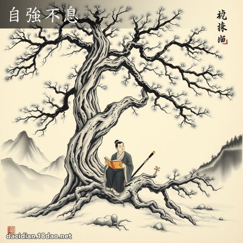 自强不息 配图