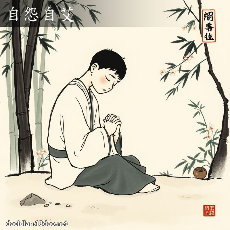 自怨自艾 配图