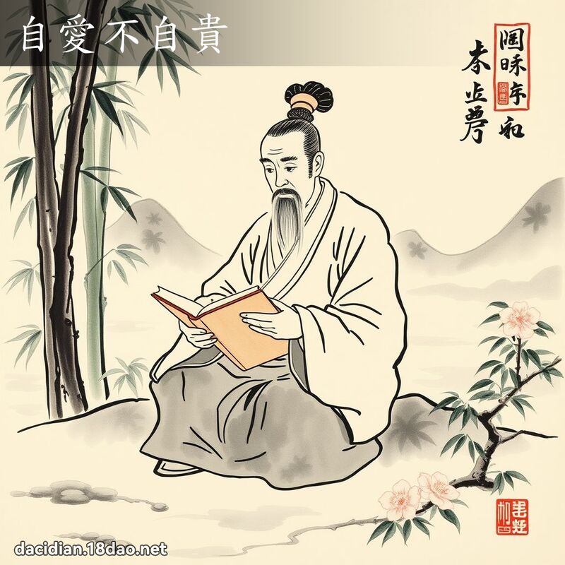 自爱不自贵 配图