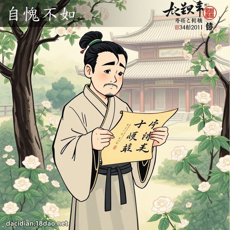 自愧不如 配图