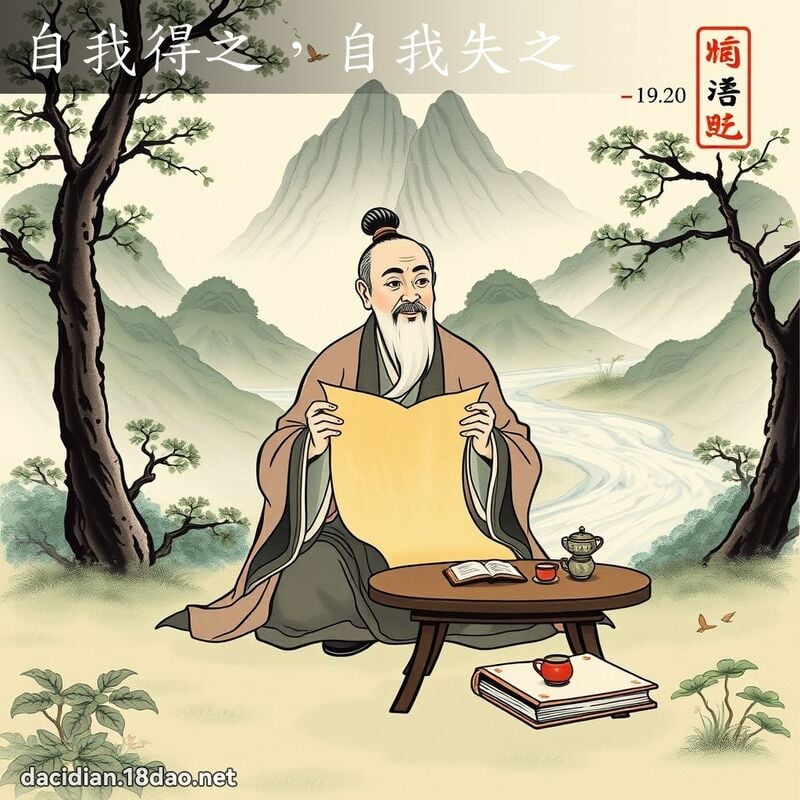 自我得之,自我失之 配图
