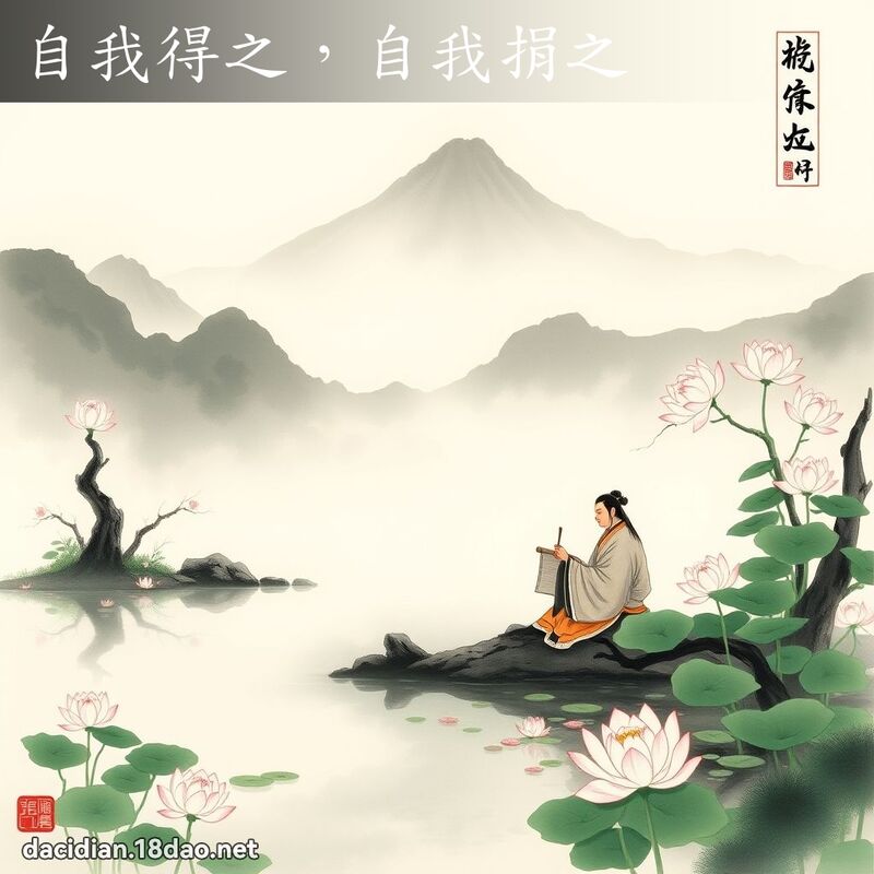 自我得之,自我捐之 配图