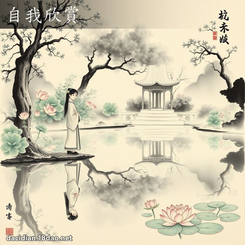 自我欣赏 配图