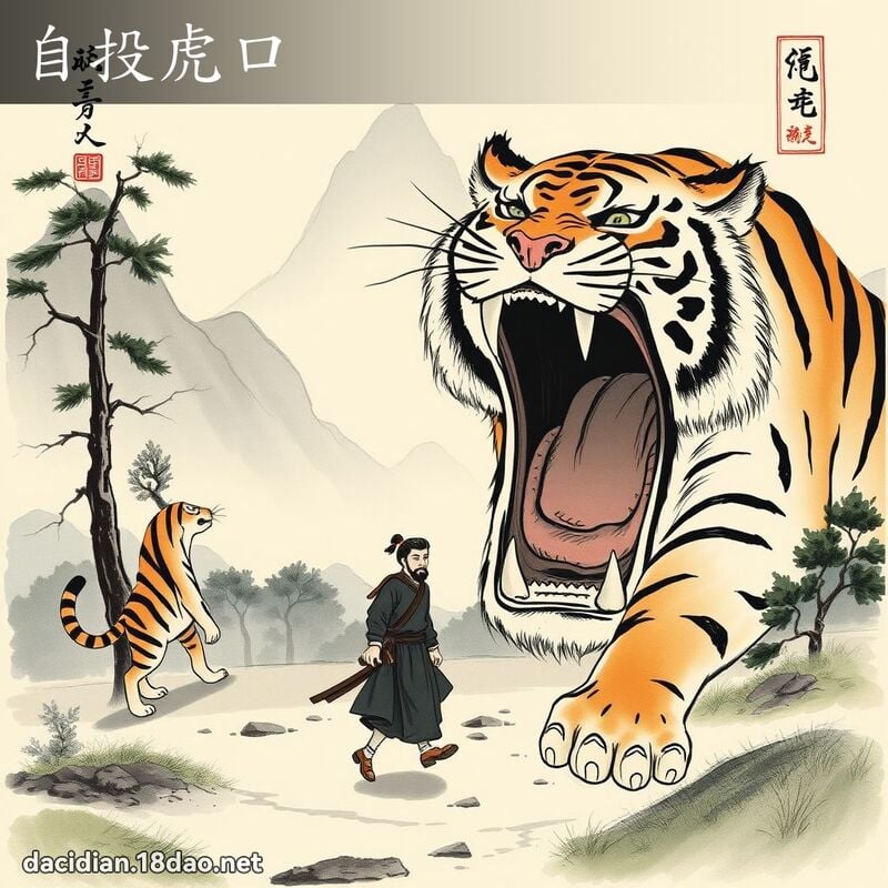 自投虎口 配图
