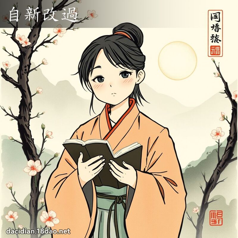 自新改过 配图