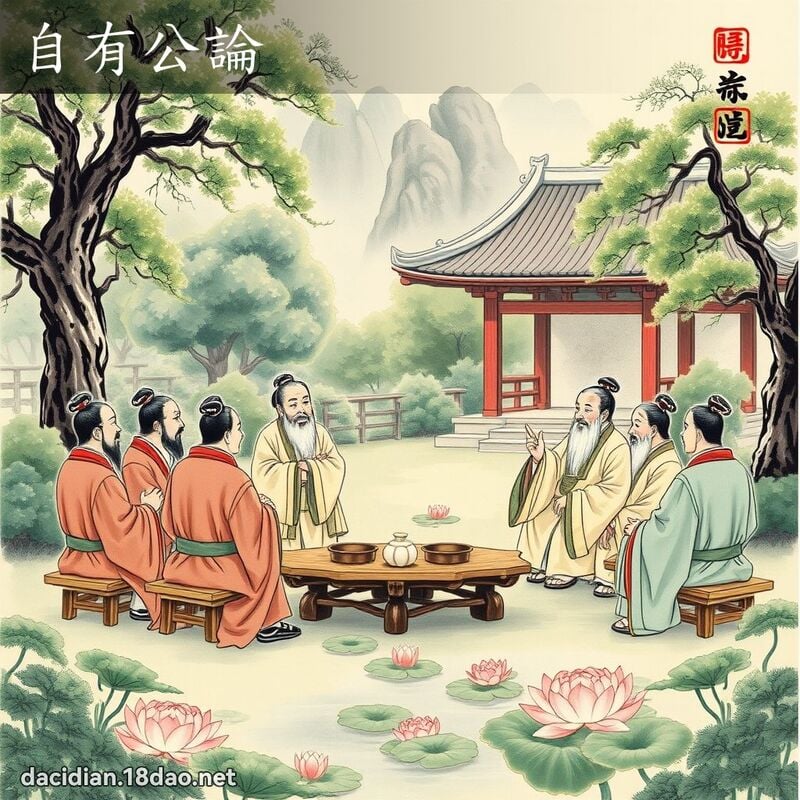 自有公论 配图
