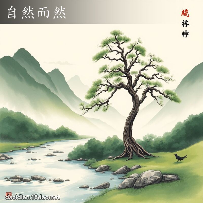 自然而然 配图