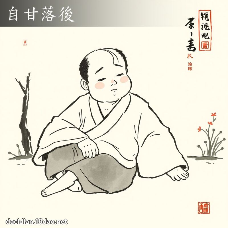 自甘落后 配图