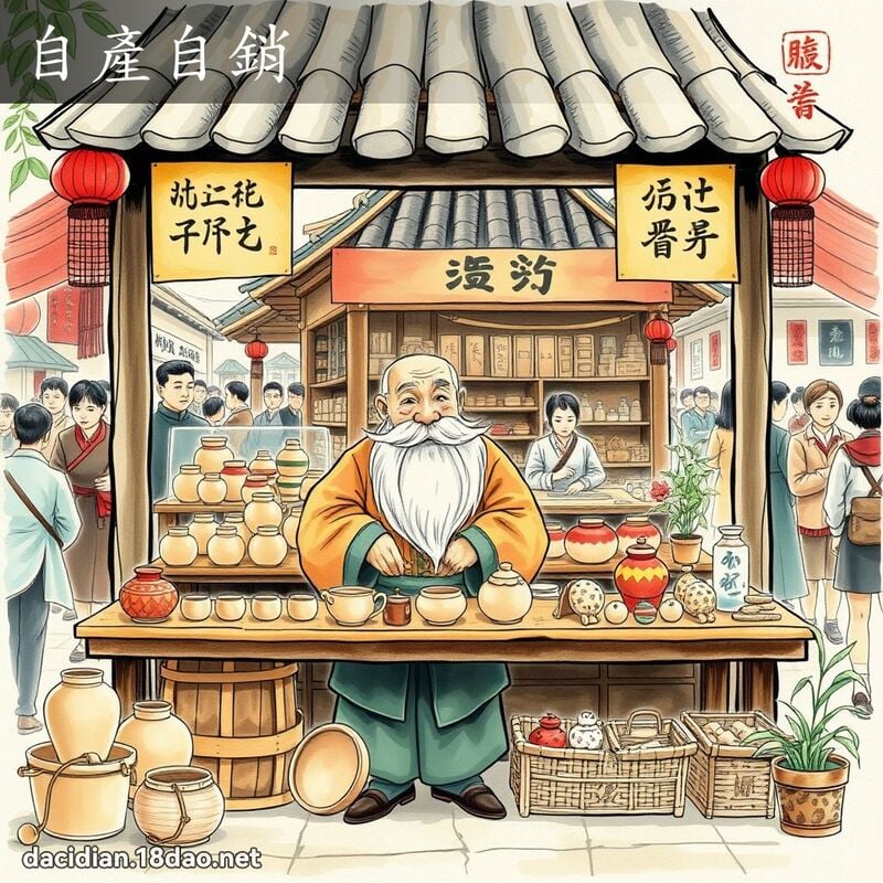 自产自销 配图