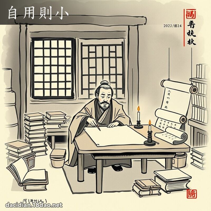 自用则小 配图