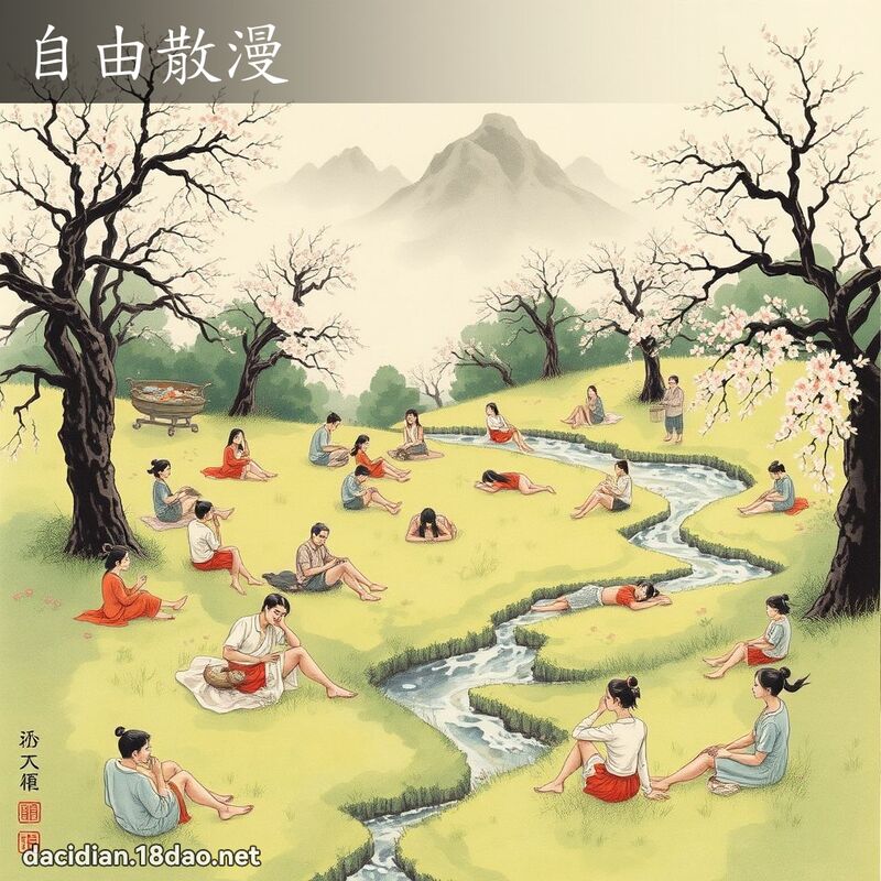 自由散漫 配图