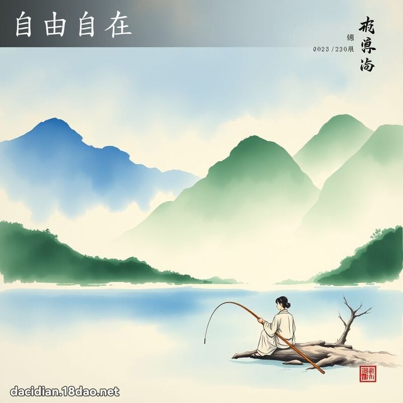 自由自在 配图
