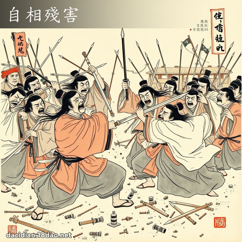 自相残害 配图