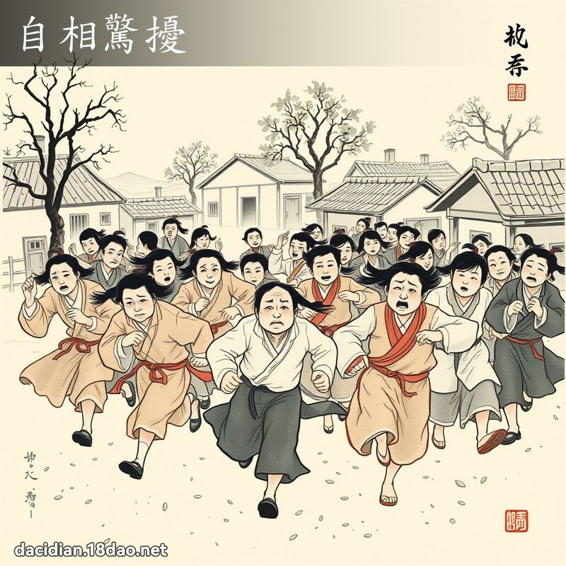 自相惊扰 配图