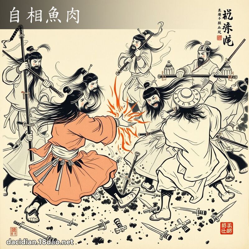 自相鱼肉 配图