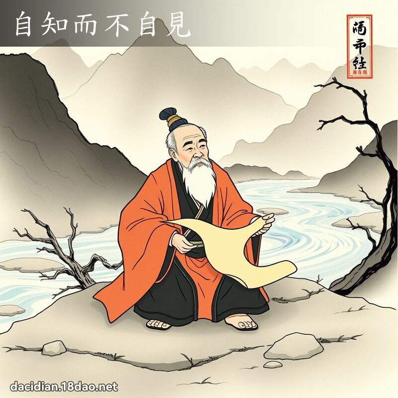自知而不自见 配图