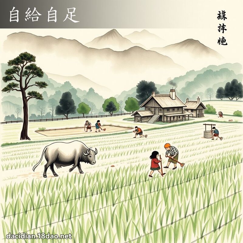 自给自足 配图