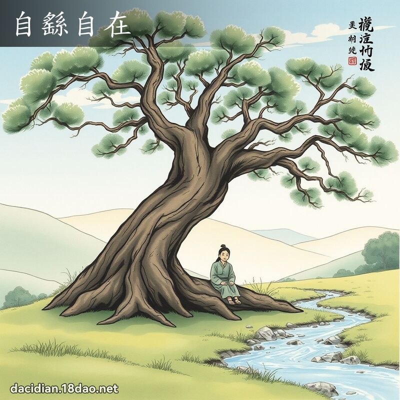 自繇自在 配图