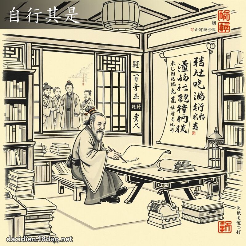 自行其是 配图