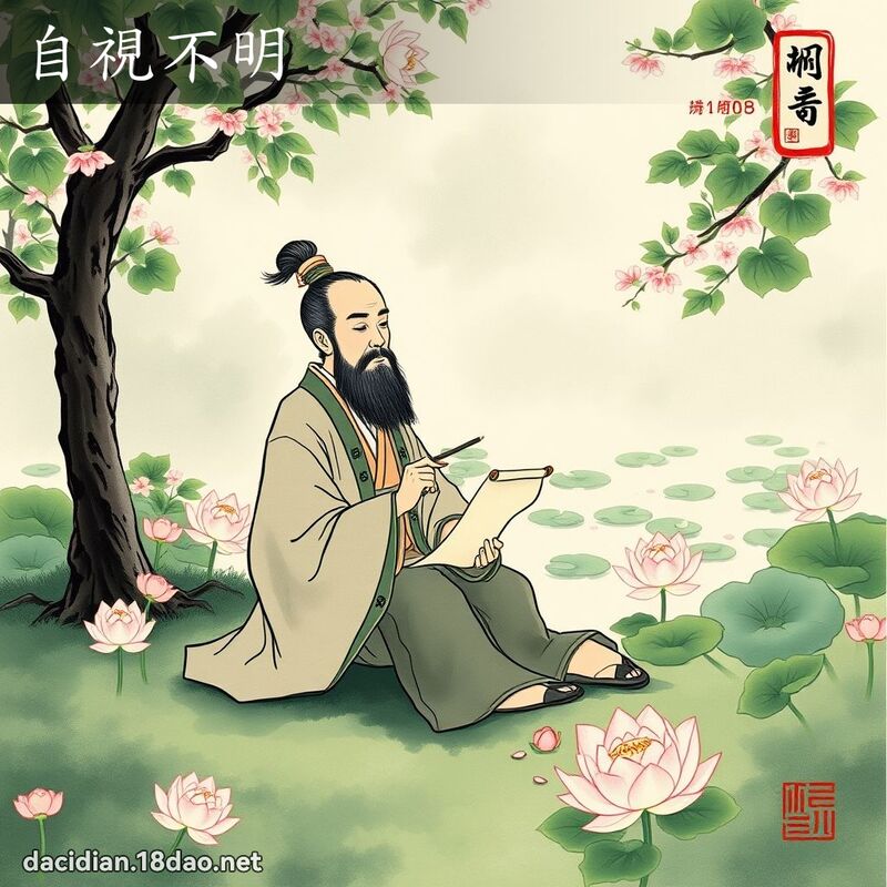 自视不明 配图