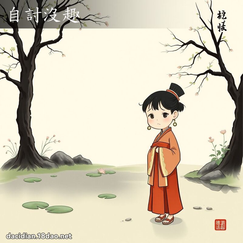 自討没趣 配图
