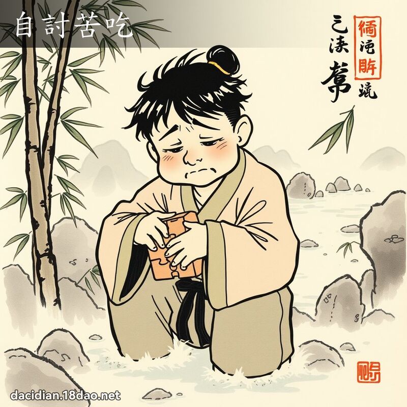 自討苦吃 配图