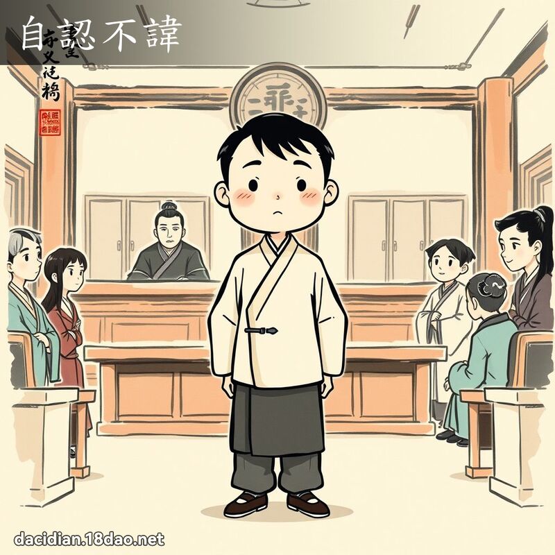 自认不讳 配图