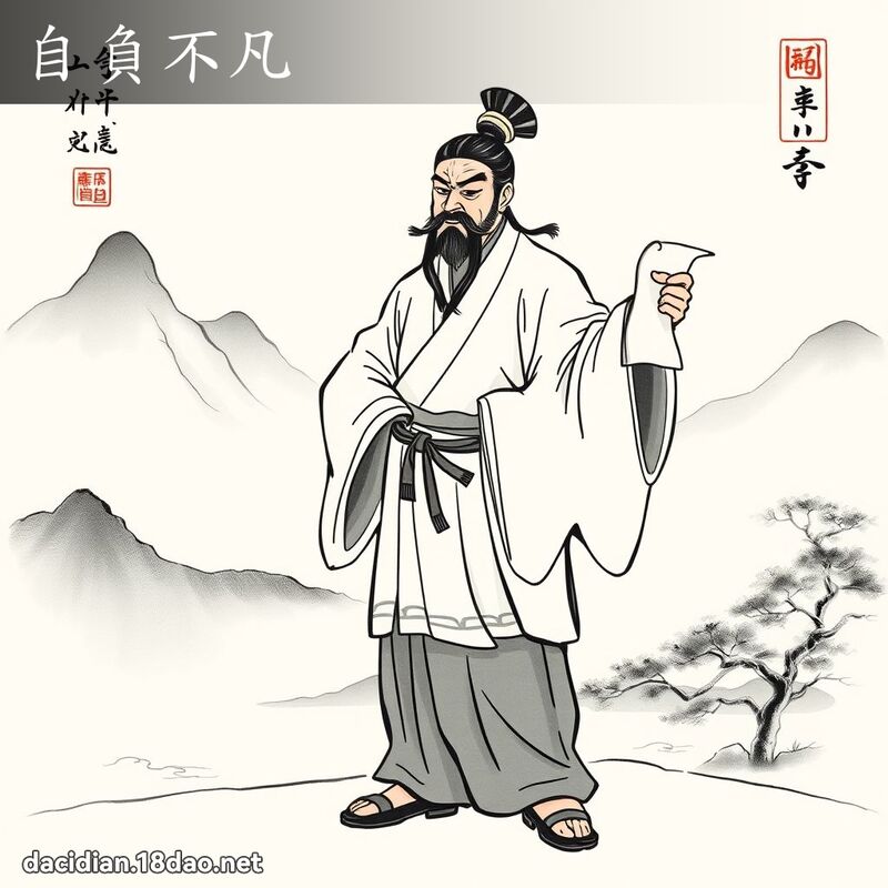 自负不凡 配图