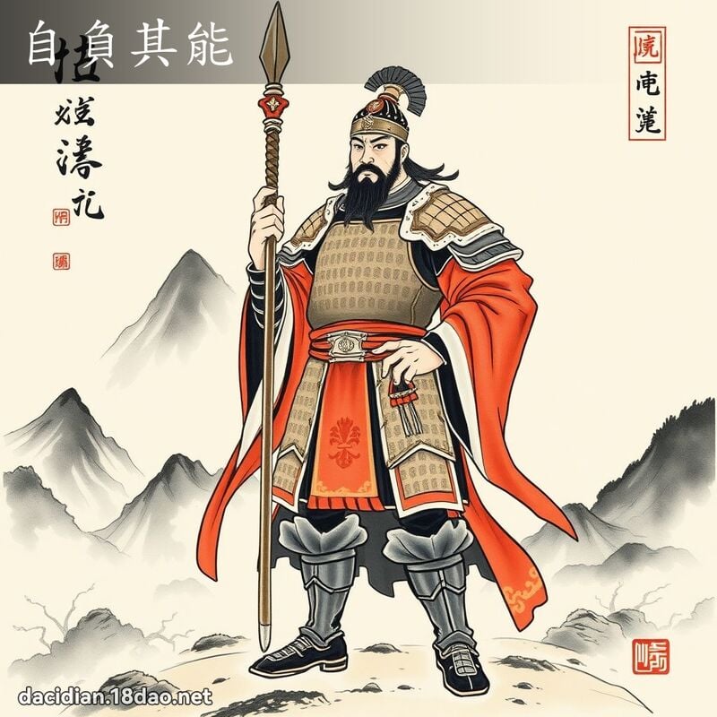 自负其能 配图