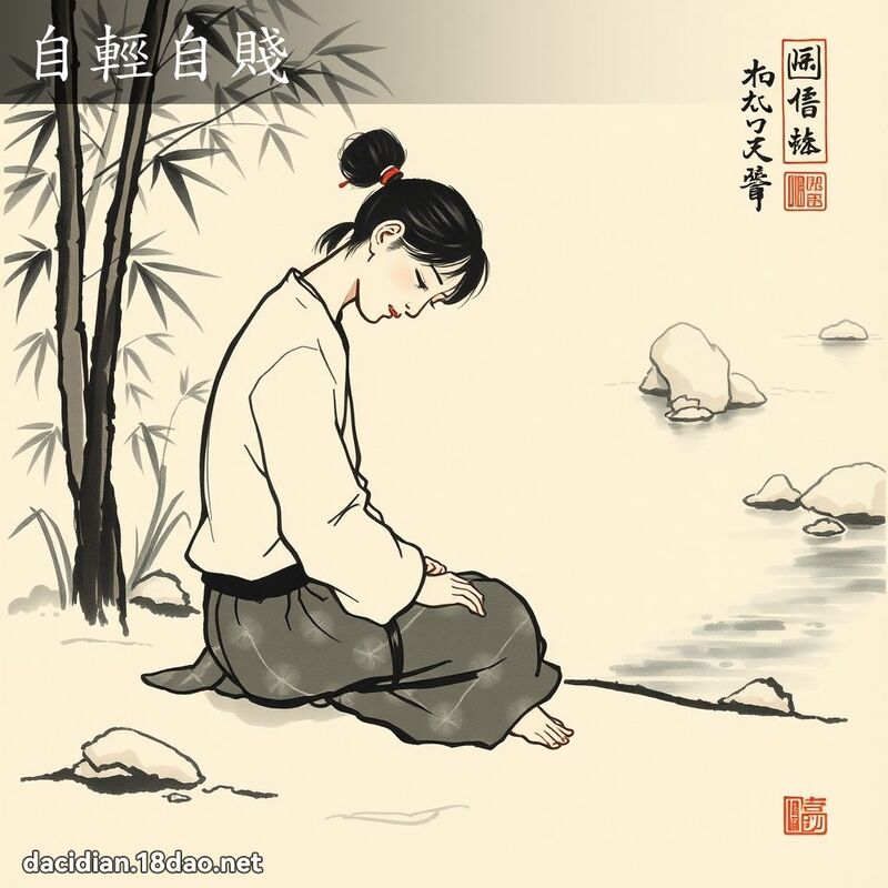 自轻自贱 配图