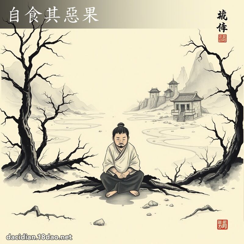 自食其恶果 配图