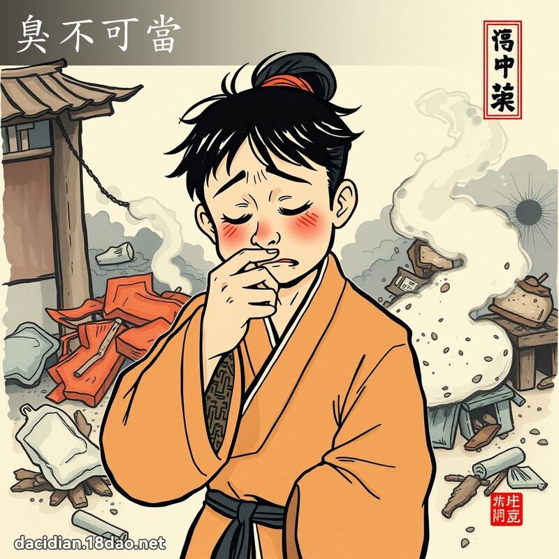臭不可当 配图