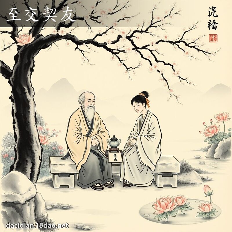至交契友 配图