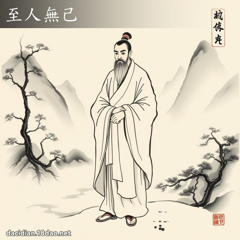 至人无己 配图