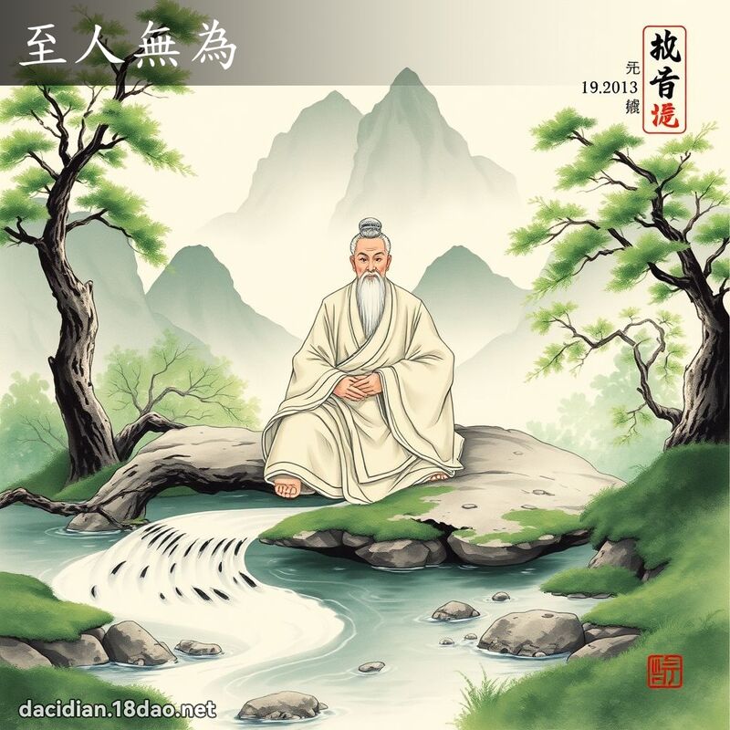 至人无为 配图