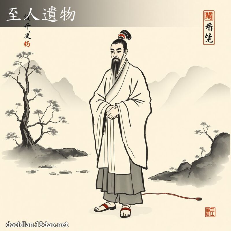 至人遗物 配图